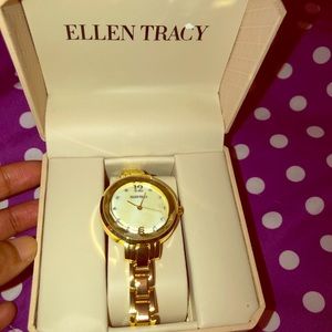 Ellen Tracy Gold watch